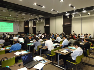 へき地・離島救急医療学会学術集会の様子